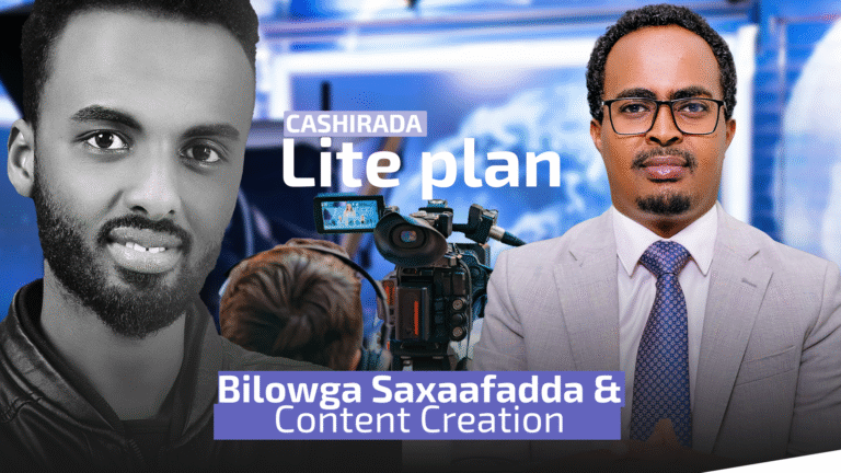 Lite Plan – Bilowga Saxaafadda & Content Creation